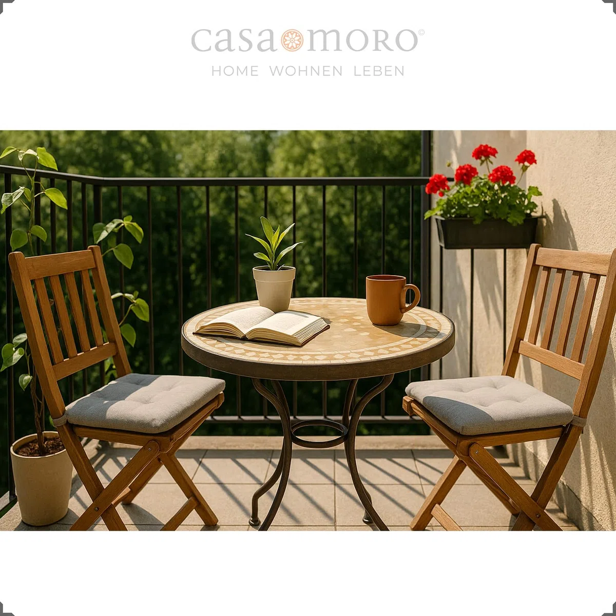 Mesa de jardín mediterránea | Mosaico marroquí " Rombo blanco " | Diámetro 60 cm con marco de hierro | Hecho a mano | Mesa de terraza decorativa, mesa de cóctel de jardín | MT2029