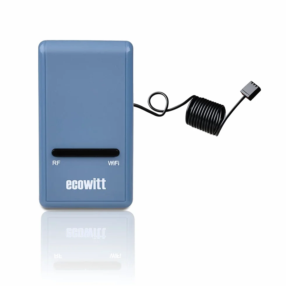 Ecowitt - Termómetro higrómetro de presión barométrica, temperatura interior, sensor GW1100 para el hogar, IOT, estación base para la serie de sensores Ecowitt
