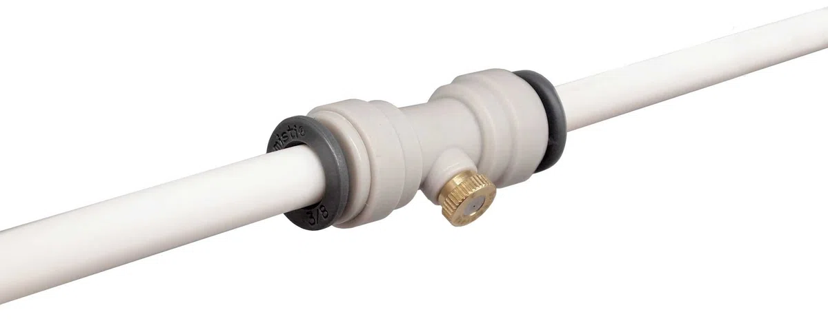 Drip&Fresh Rollo de tubería Blanca con Tratamiento Anti UV, 25 m, Multicolor, 1x1x1 cm, C5108-25