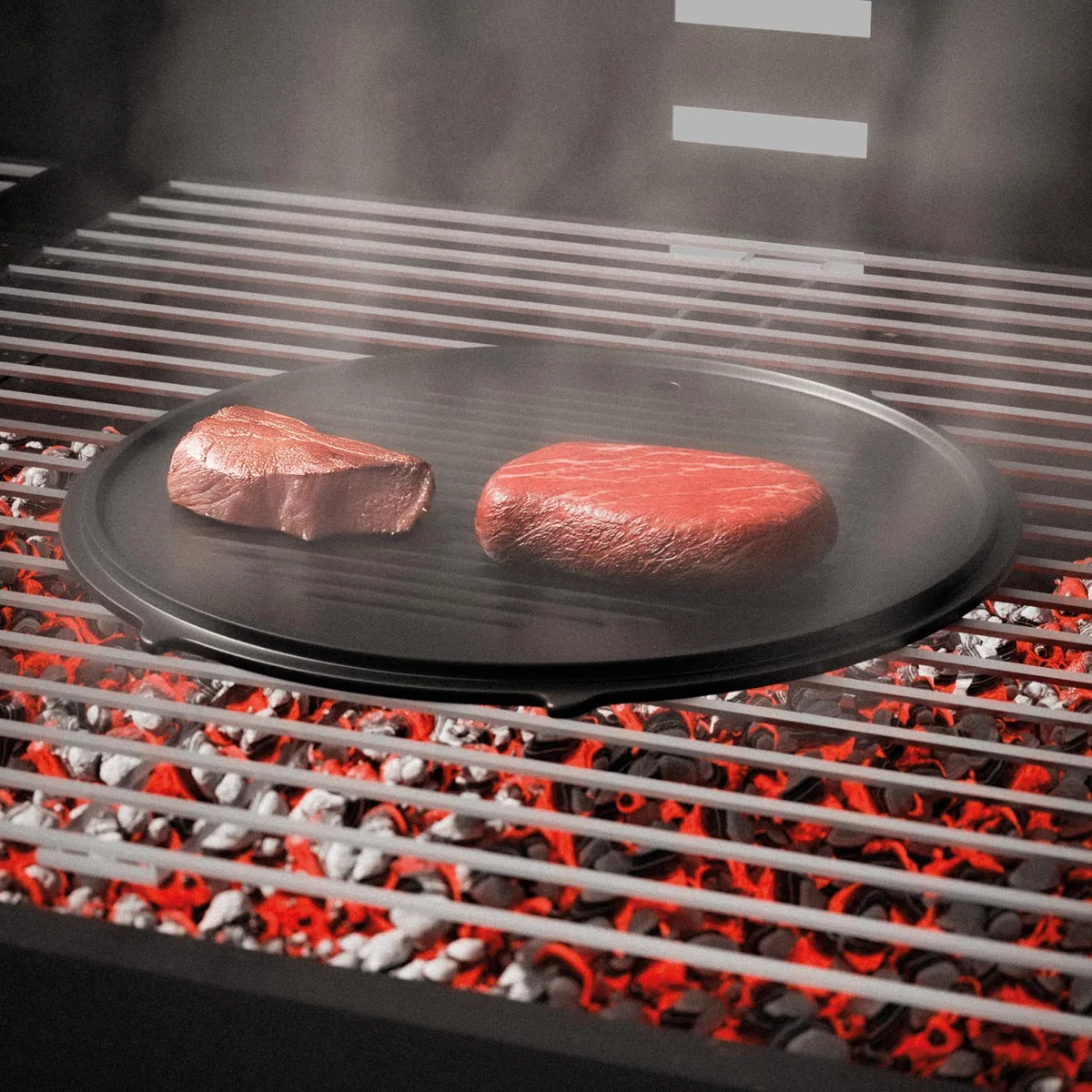Amig - Plato de Hierro Fundido - Ø31 cm - Reparto Uniforme del Calor y Alta Resistencia - Para Barbacoas de Carbón o Gas - Mod. AM37