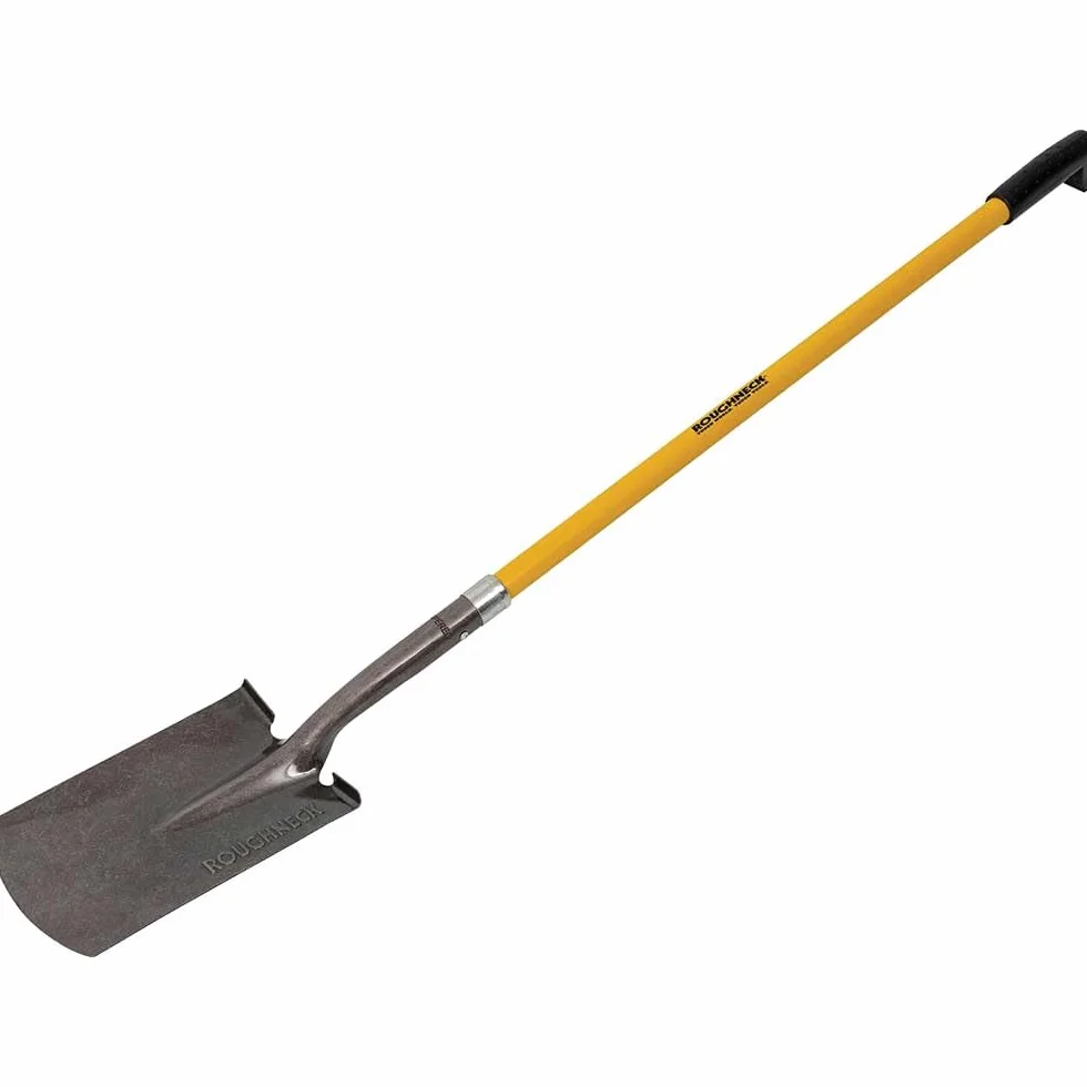Roughneck ROU68223 - Pala de excavación con mango largo (1460 mm), color amarillo y negro