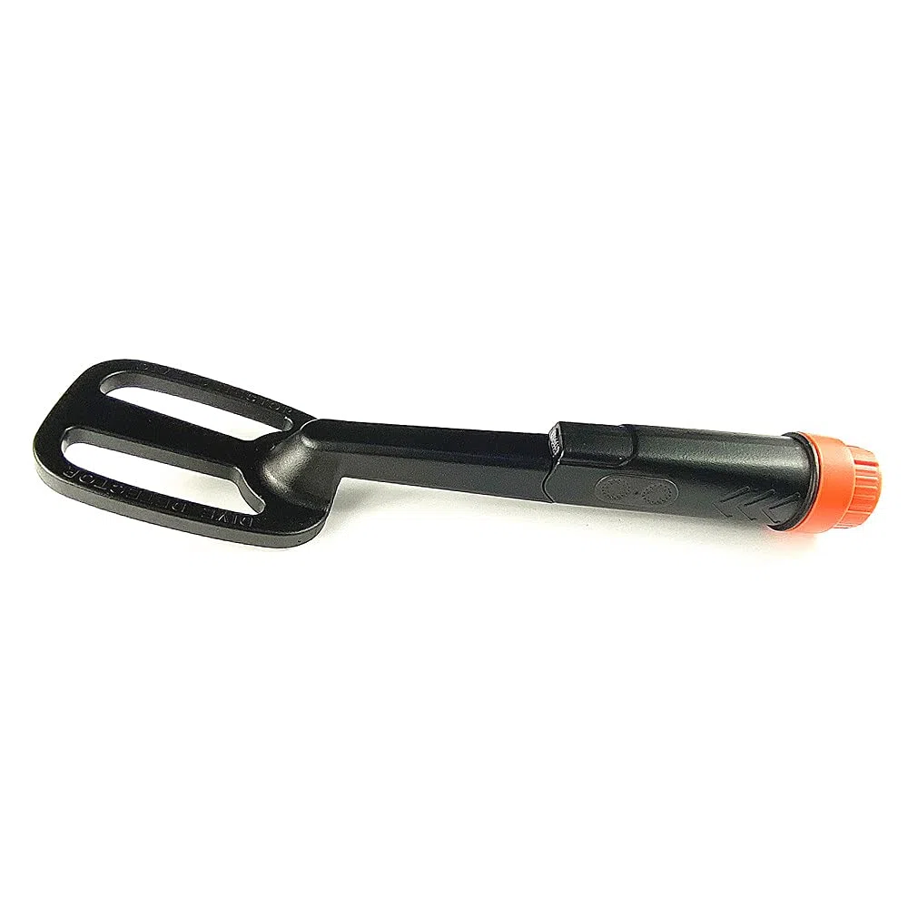 Detector de Metales Impermeable Buceo Detector de Metales Subacuático Pulso Bobina Pinpointer Detección (Negro)