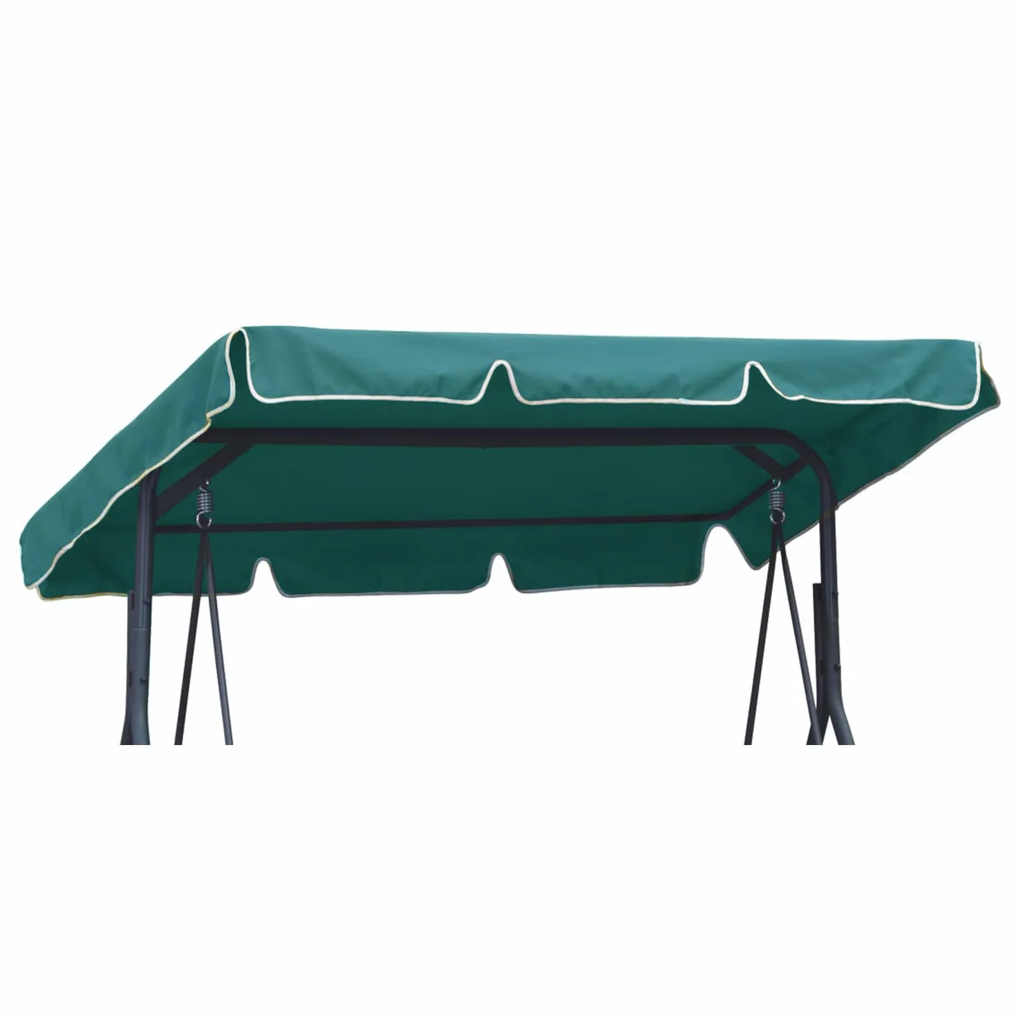 Universal Techo Solar para balancín tamaño 112 x 166 cm Toldo Fundas para balancines Toldo de Repuesto para Columpio de jardín Verde [101]