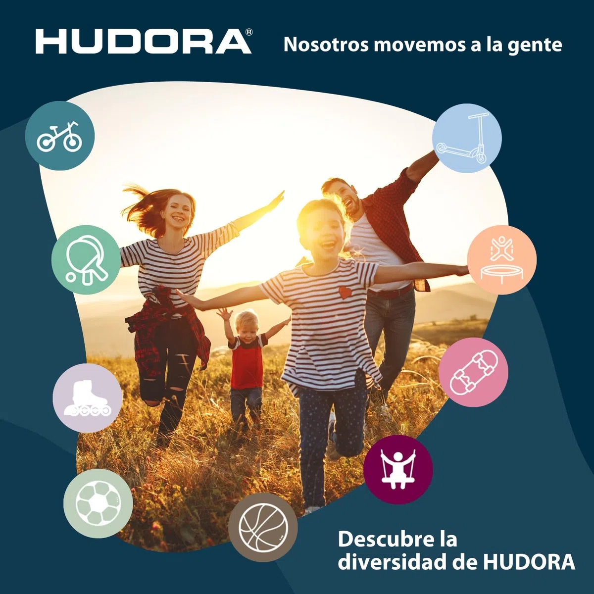 HUDORA Funda para Mesa de Ping-Pong I 187x72x156 cm I Cubierta con Revestimiento de PU I Protección contra sol, polvo & lluvia I Protector para Mesa de Ping-Pong con Cremallera