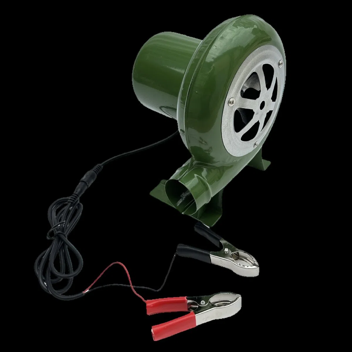 Soplador de doble propósito - Exquisita bomba de aire centrífuga de ventilador de velocidad variable de 12 V | Soplador eléctrico de doble uso AC y DC, pequeño soplador de forja de herrero