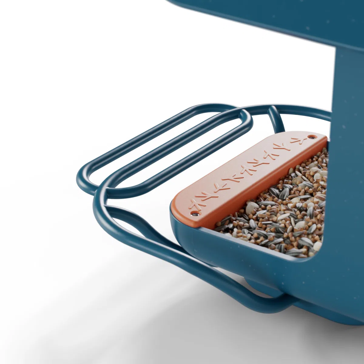 BIRD BUDDY® Extensor de Percha Original para comedero Inteligente para pájaros con cámara (Azul)