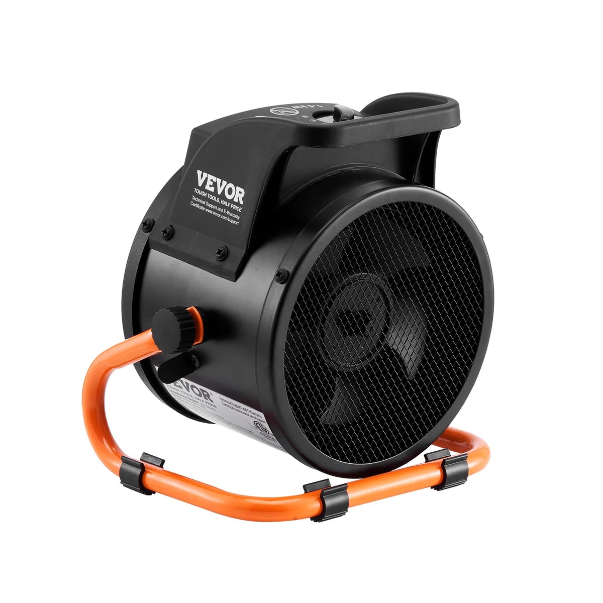 VEVOR Calentador de Invernadero, Calentamiento Rápido de 2000 W con Protección contra Sobrecalentamiento, Calentador de Tienda de Cultivo Pequeño de Configuración de 3 Velocidades, 210 x 160 x 220 mm