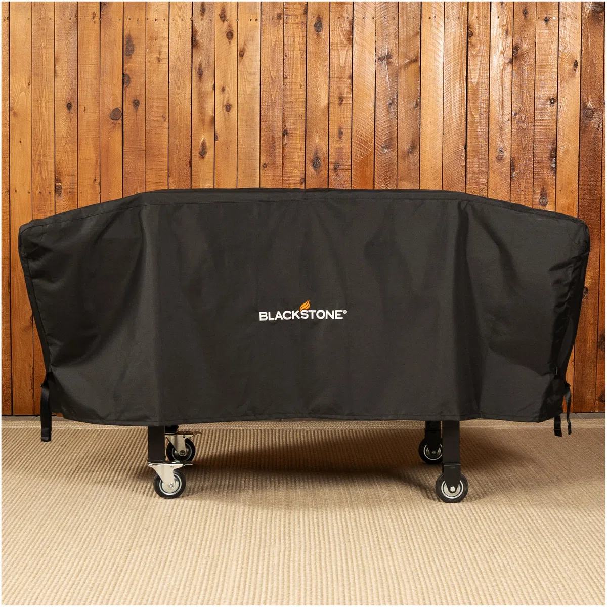 Blackstone 1528 - Cubierta de Parrilla de Gas de poliéster 600D Resistente, Resistente al Agua, se Adapta Exclusivamente a la estación de cocción de Plancha de 36 Pulgadas, Color Negro