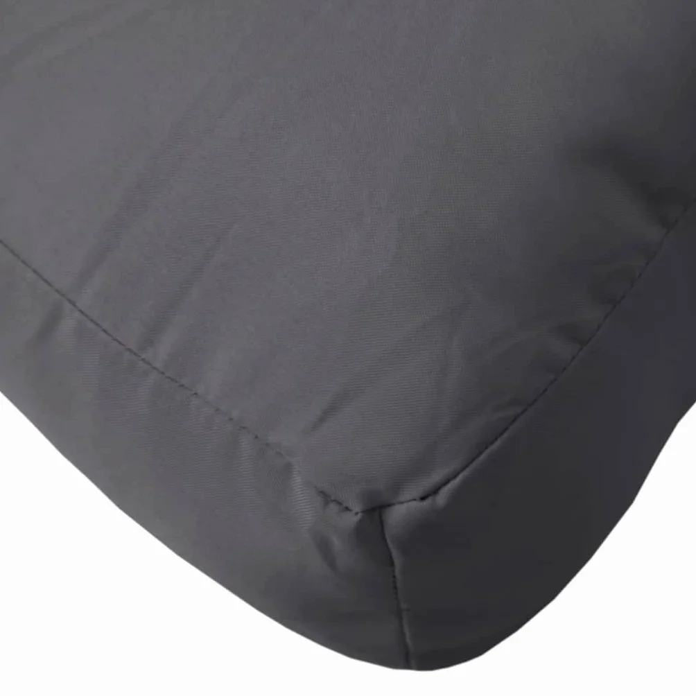 vidaXL Cojín para sofá de palets de Tela Antracita 70x70x12 cm