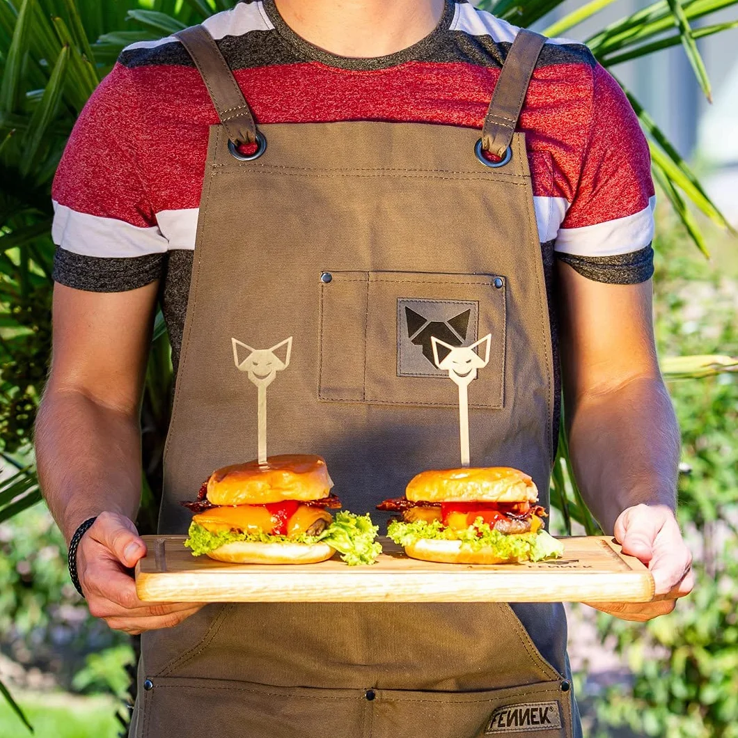 FENNEK Delantal para barbacoa