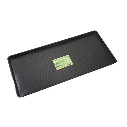 Garland - Bandeja semillero Giant para jardín (110 x 55 x 4cm) (Negro)