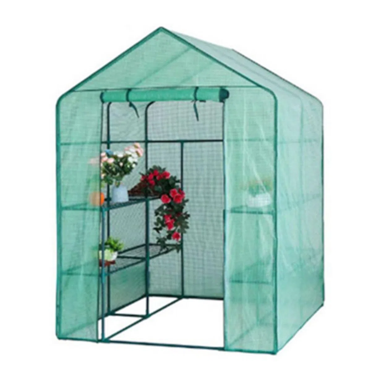 Générique - Funda de repuesto para invernadero, de PVC transparente e impermeable, tienda de jardín, invernadero, transparente, funda de repuesto para invernadero, 143 x 143 x 195 cm