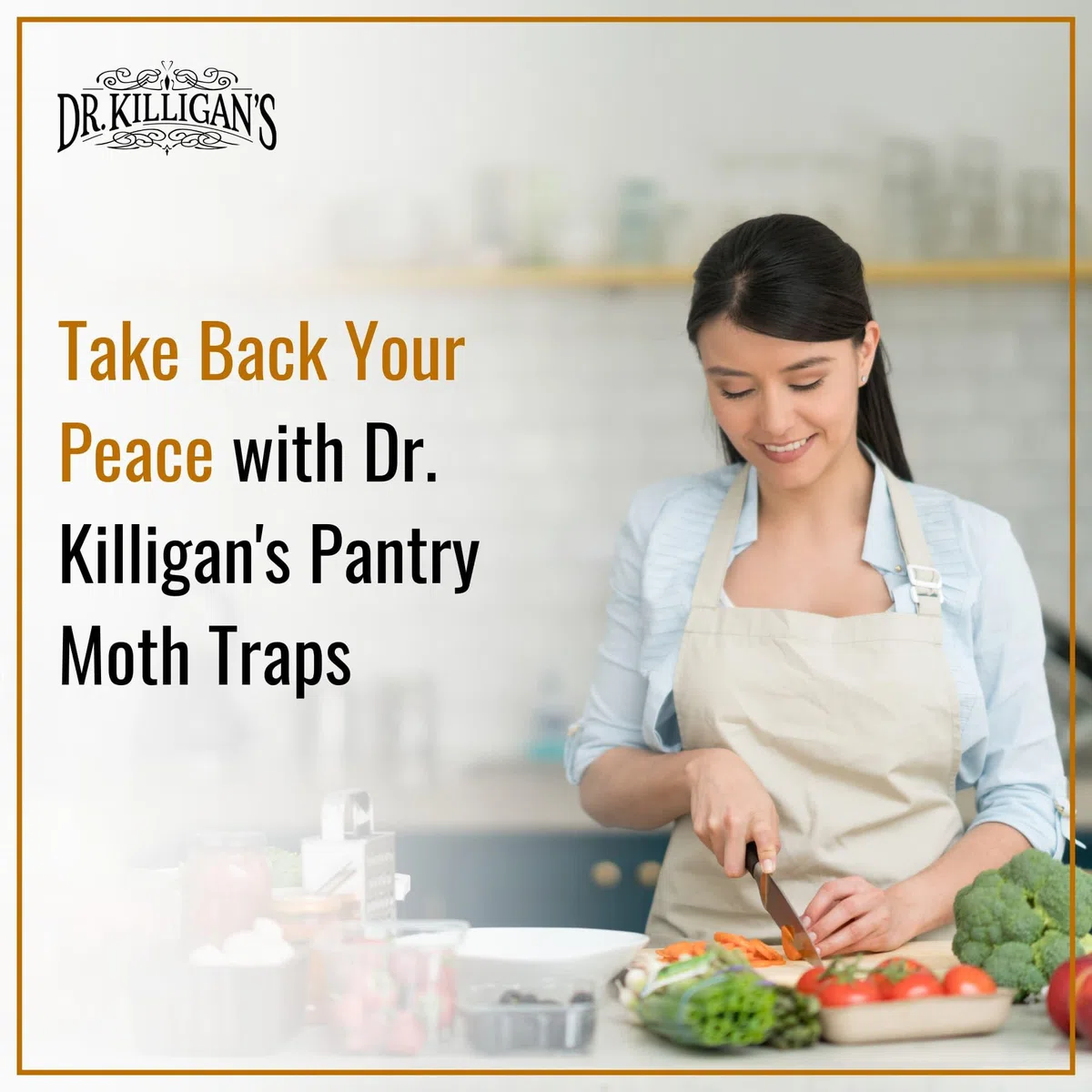 Dr. Killigan's Trampas para polillas de despensa Premium con feromonas Prime | Seguro, no tóxico y sin insecticidas | Trampa de Pegamento pegajoso para polillas de Alimentos y armarios (20, Azul)