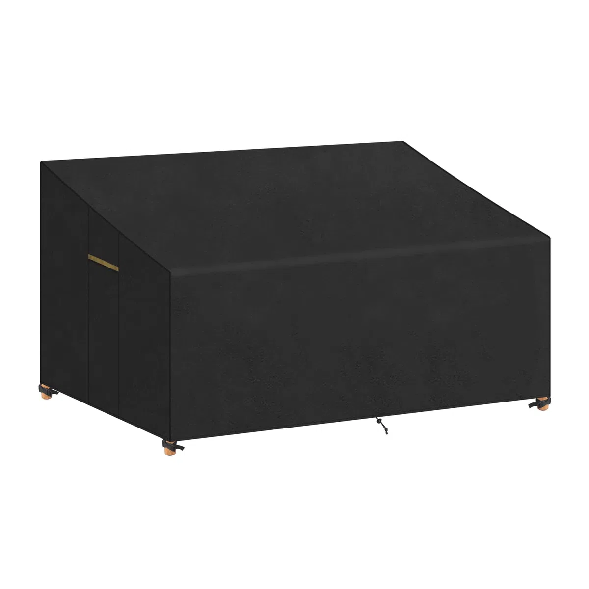 VANSHEIM Cubierta Sofa 3 Plazas Terraza Funda Sofá 3 Plazas Jardín Funda Protectora para Sofa de Jardin Fundas Impermeables para Muebles de Jardin Impermeable Anti UV Paño Polyester 200x99x61/89cm