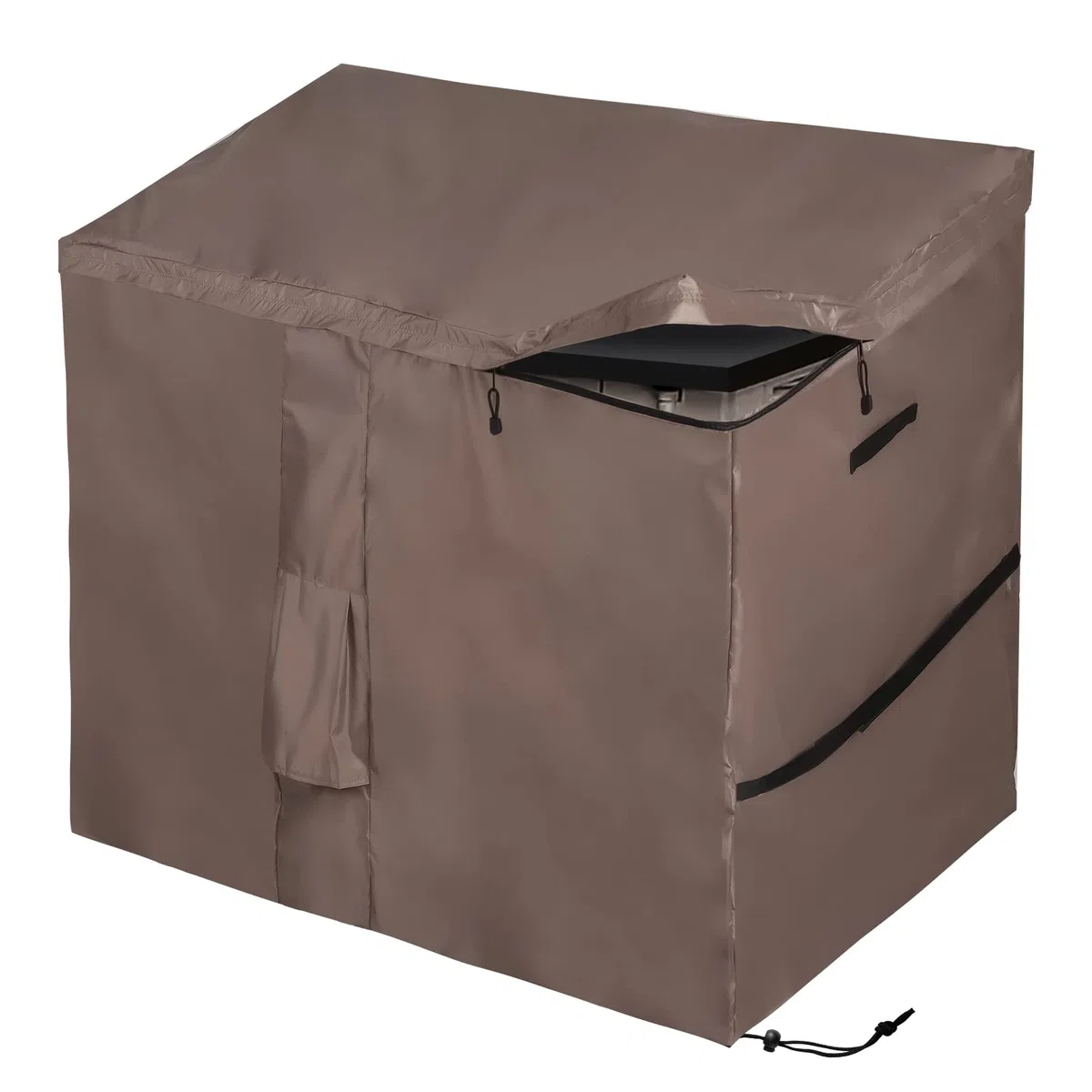 Cubierta impermeable para cobertizo de jardín, fundas de caja de almacenamiento al aire libre con parte superior inclinada de apertura rápida, compatible con la serie Store It Out, Oxford