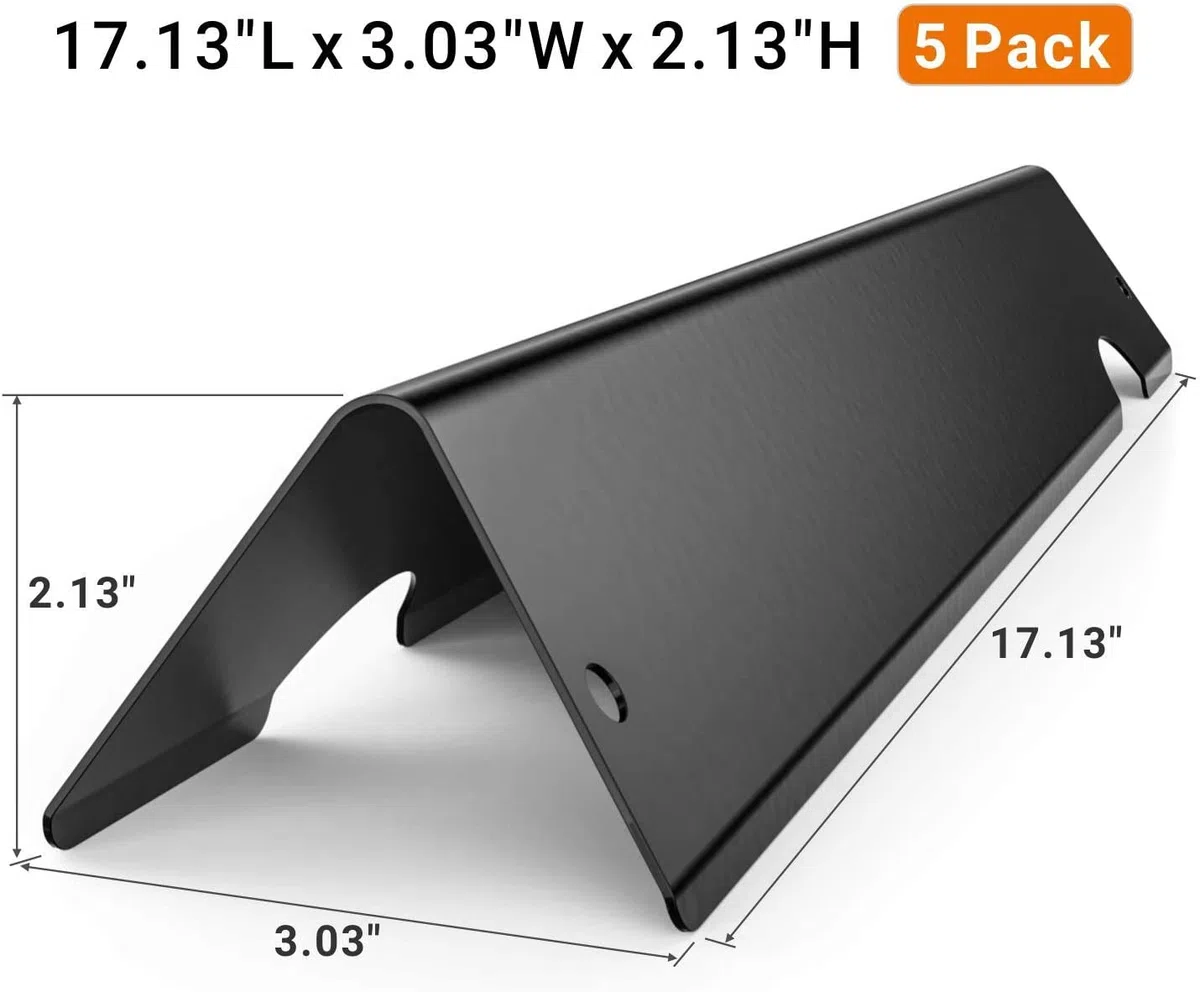 onlyfire Flavorizer Barras/Placa de Calor de para Weber Genesis II/LX 300 Series（5 Piezas）