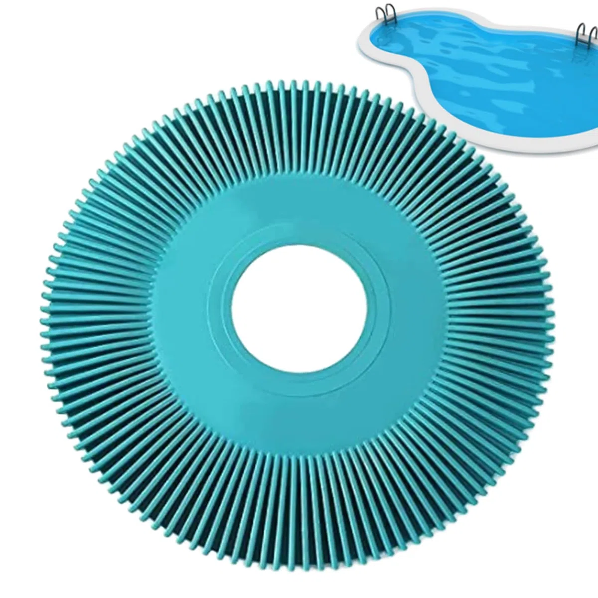 Sello de vacío Plisado para Limpiador de Piscinas, reemplazo de Sello Plisado, Anillo Plisado con Sello de Goma Plegable Estable, Sello de vacío de Repuesto para Limpiador de Piscinas,