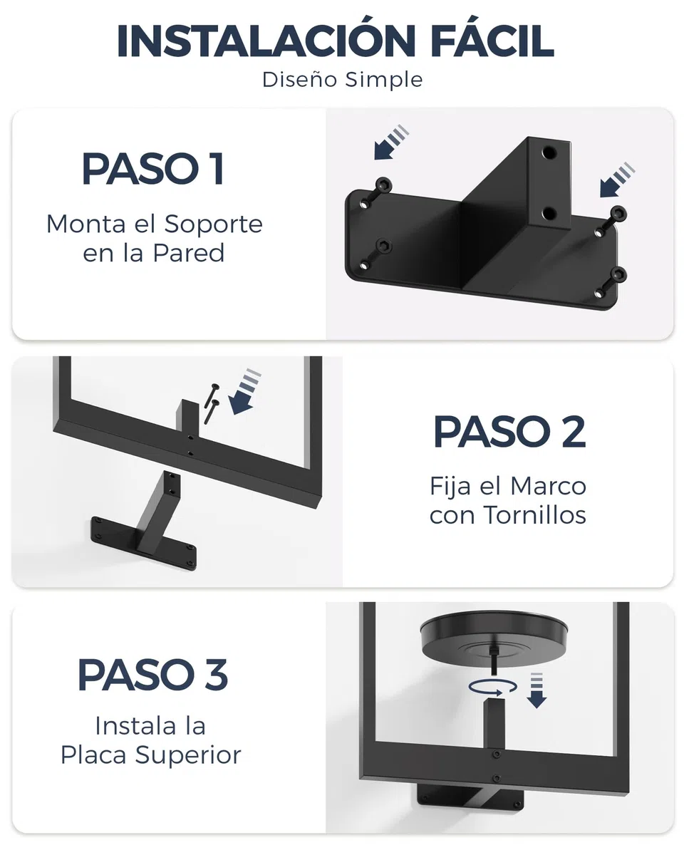 Bamworld Soporte Plantas Interior, Macetero Colgante para Pared, Estantería para Plantas, Porta Macetas, Pedestal para Plantas de Interior, Juego de 3 para Entrada Exterior