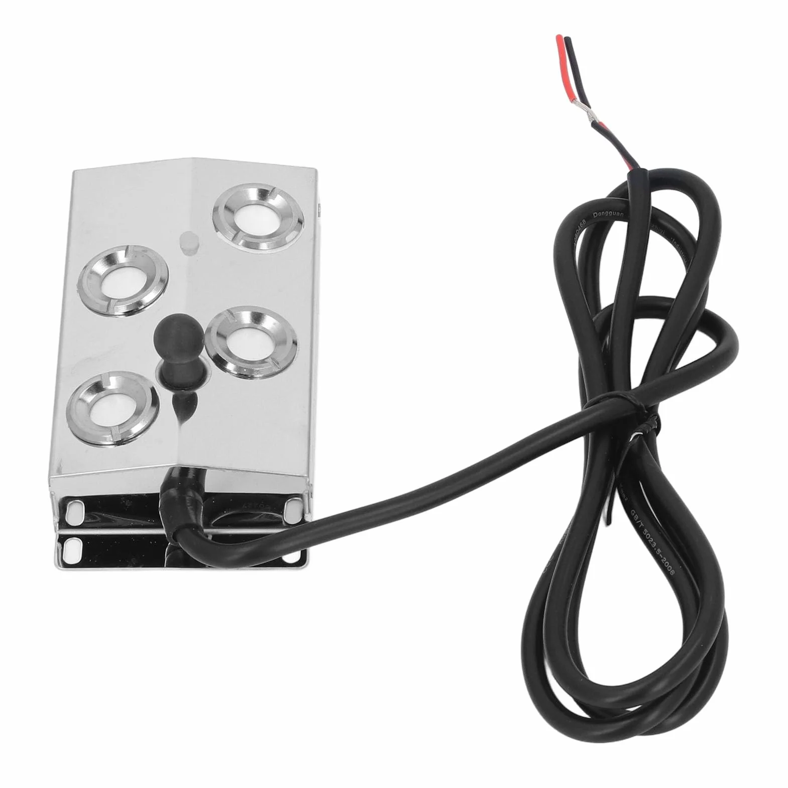 Jectse Fogger Ultrasónico 4 Cabezas, 4.5L H IP67 Pond Agua Pond Fogger, 1,7MHz Oscilación Electrónica Humidificador de Fabricantes de Niebla Ultrasónica, para Estanques, Invernadero, Roca
