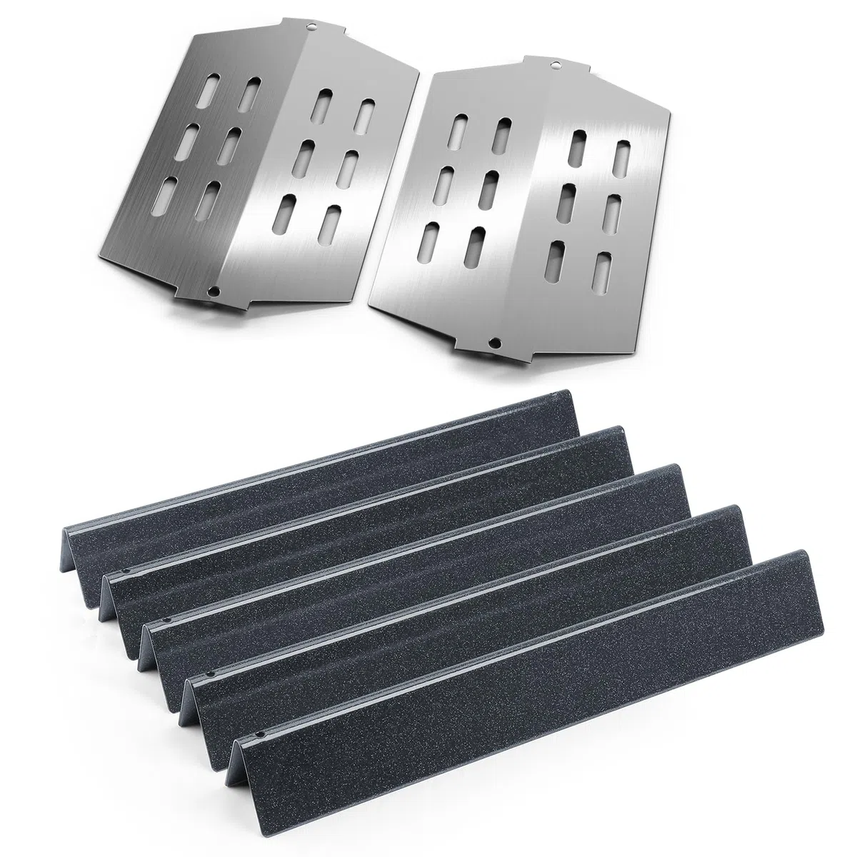 GFTIME Barra aromatizante para Weber Genesis E/S-310 320 330 con perillas de Quemador Delantero, no es Compatible con Genesis II E-310 o II LX E/S-340, repuestos para Weber 7621 7620 7622