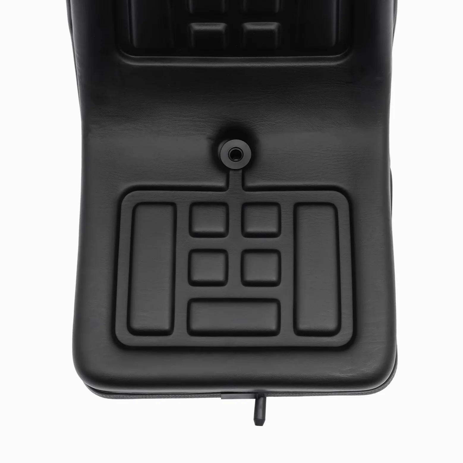 Asiento universal de tractor de poliuretano con rieles horizontal ajustable 36 x 35 x 30 cm para carretillas elevadoras, excavadoras, cortadoras de césped y volquetes