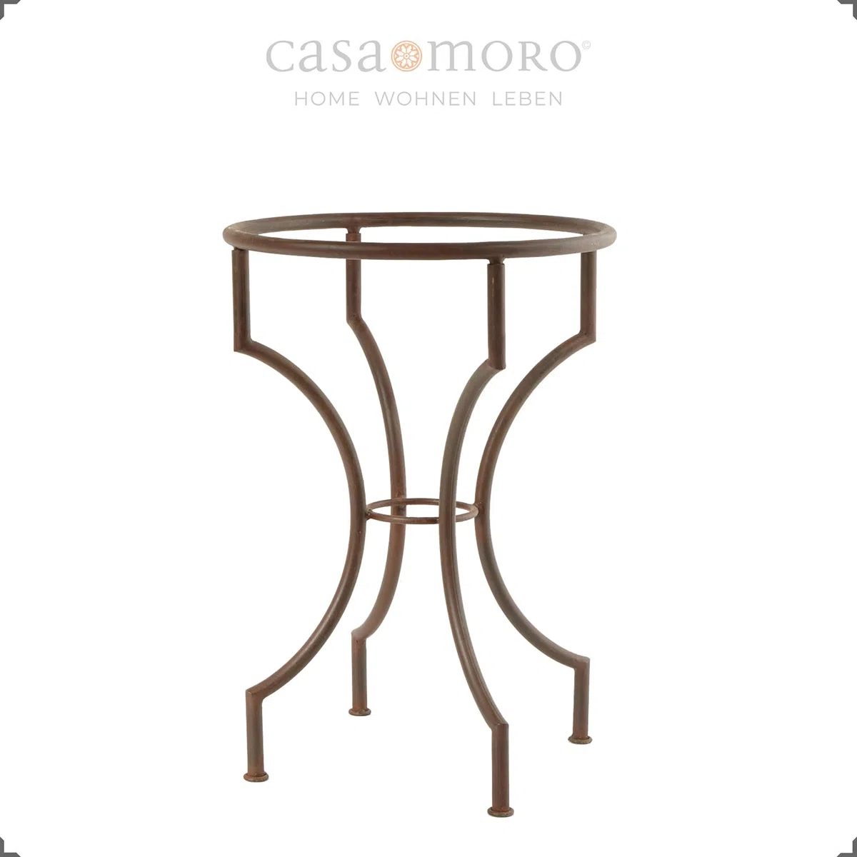 Mesa de jardín mediterránea | Mosaico marroquí " Rombo blanco " | Diámetro 60 cm con marco de hierro | Hecho a mano | Mesa de terraza decorativa, mesa de cóctel de jardín | MT2029