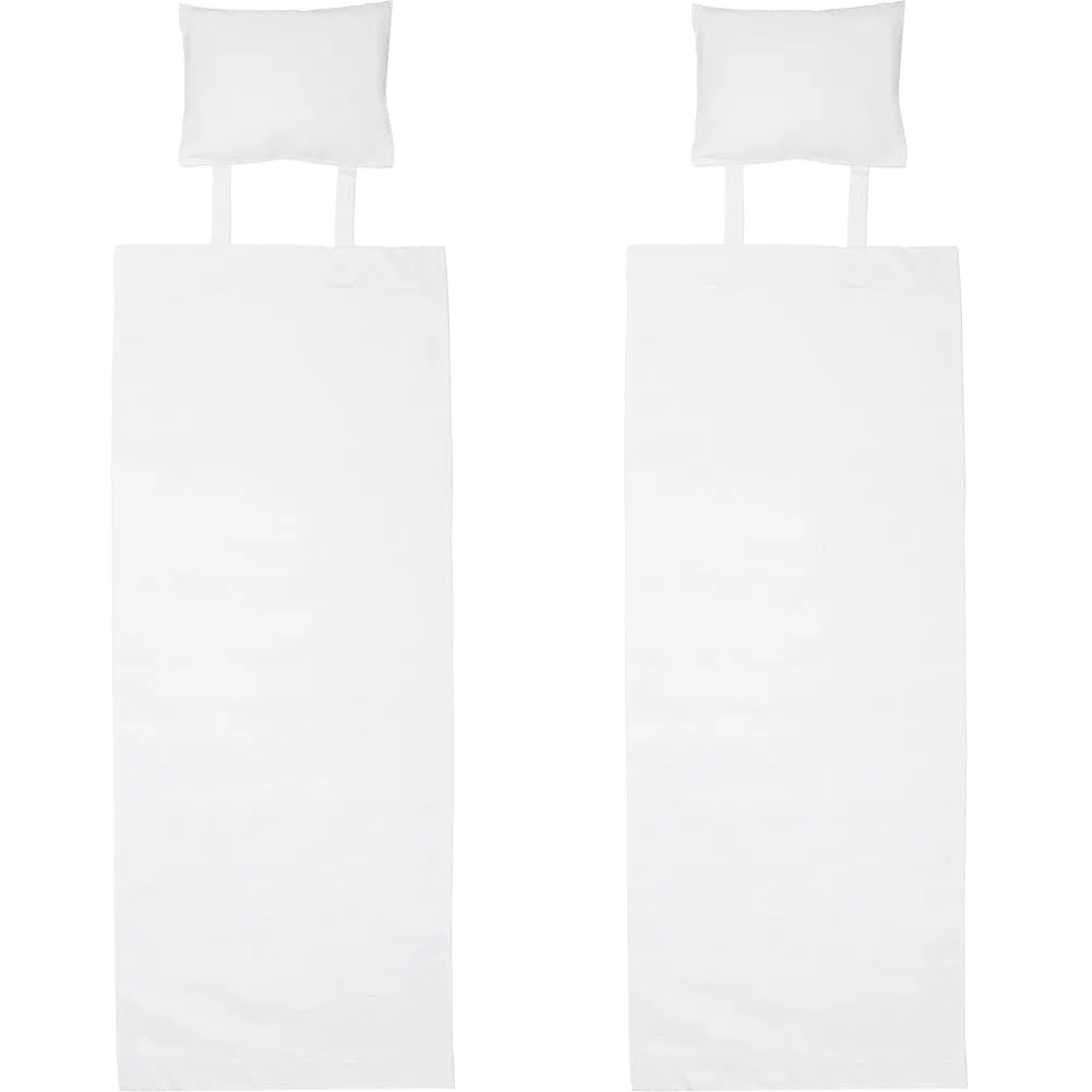 GORGECRAFT 2pz Silla de Playa de Lona con Almohada Sillas de Cubierta de Repuesto Blancas Tela de Lona Silla de Salón Plegable para Exteriores para Patio Jardín Patio para Tomar el Sol Al Aire Libre
