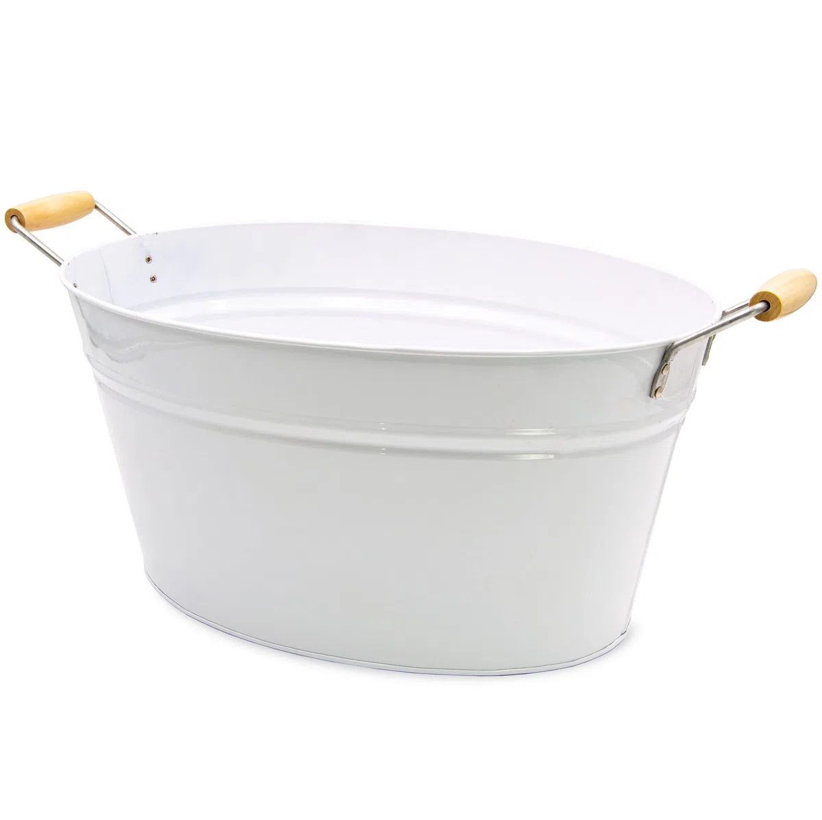 Bañera blanca – Cuenco para plantar – Jardín decorativo exterior – Bañera de agua Mini estanque Balcón Decoración