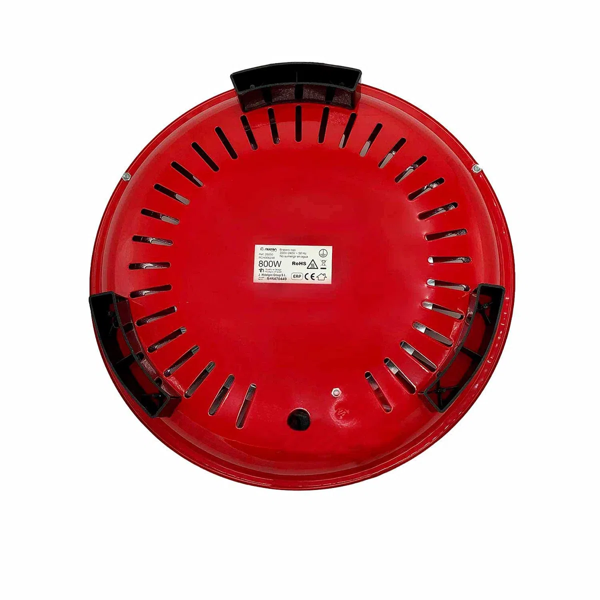 RAYDAN Home Brasero Eléctrico, Rojo, 800W, One Size
