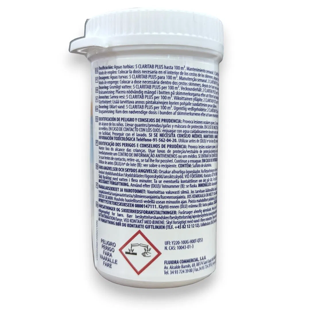 Claritab Plus Astralpool - Pack de 5uds - Elimina partículas del Agua