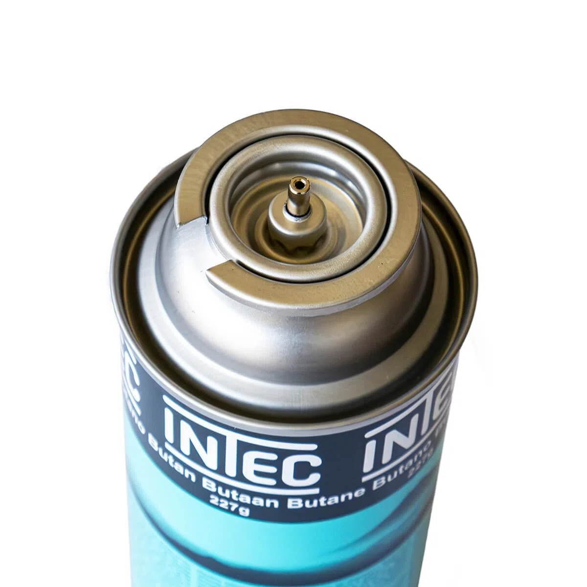INTEC UN2037 - Lote de 12 cartuchos de gas butano, 250 g, botellas seguras sin fugas para hornillo de camping, plancha, soplete de cocina y desherbador térmico versátil