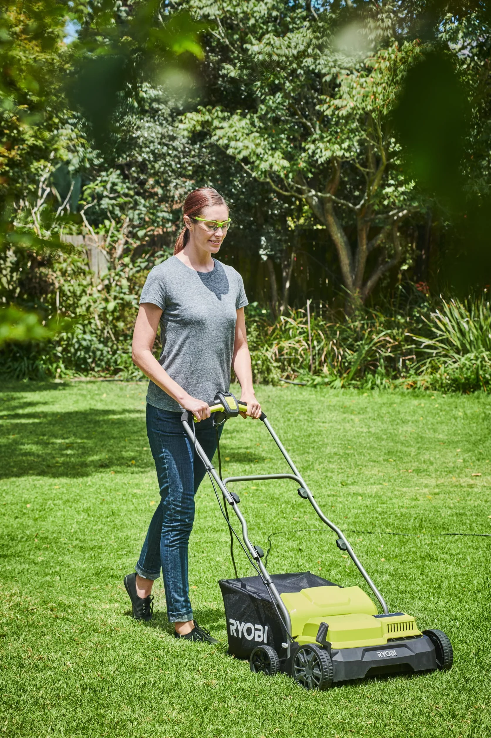 Ryobi RAC821-35cm Rodillo aireador para escarificador AC/DC
