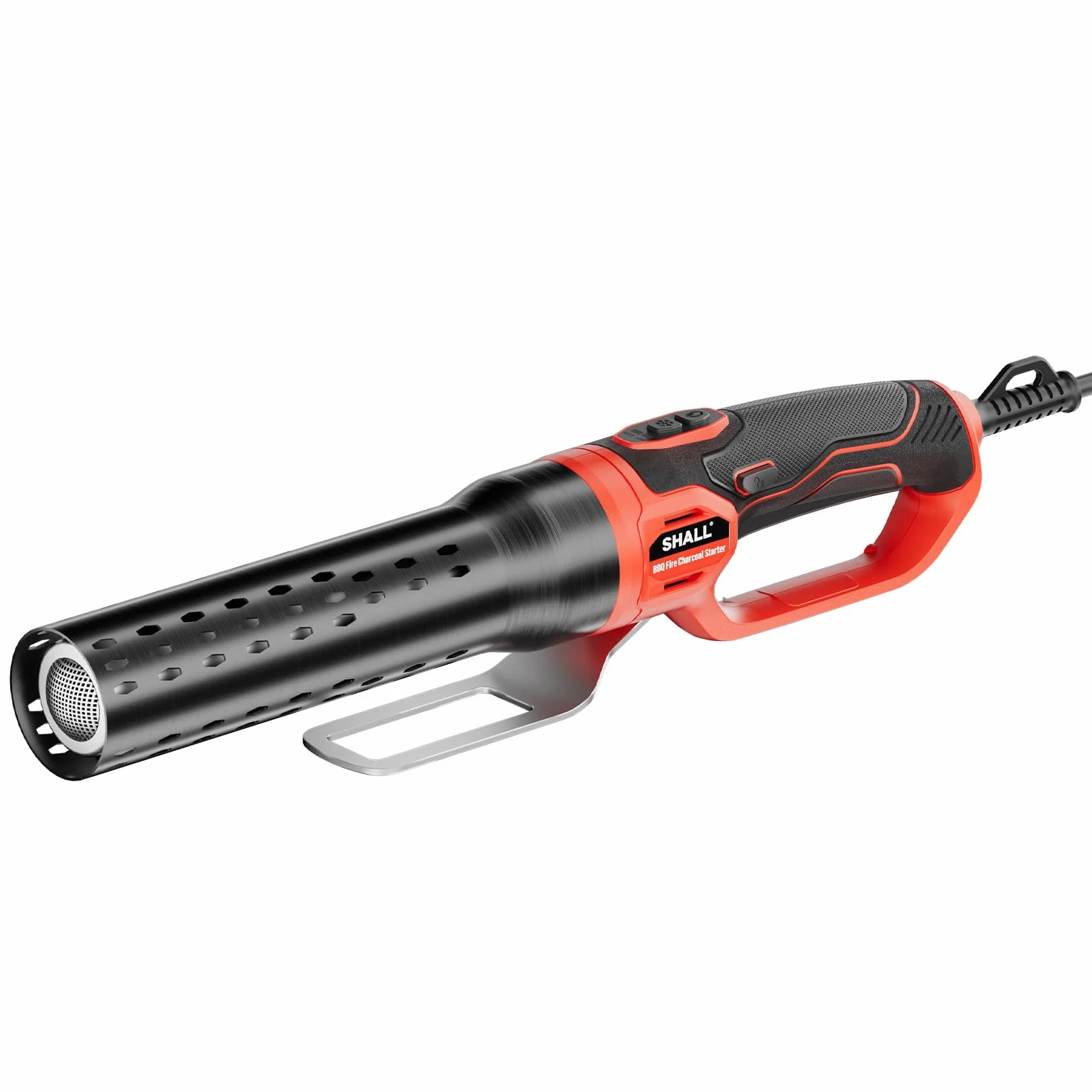 SHALL Encendedor de carbón eléctrico de 2000 W, Pistola de Calor, Calor sin químicos, para Fumadores de Barbacoa, encendedores de Barbacoa