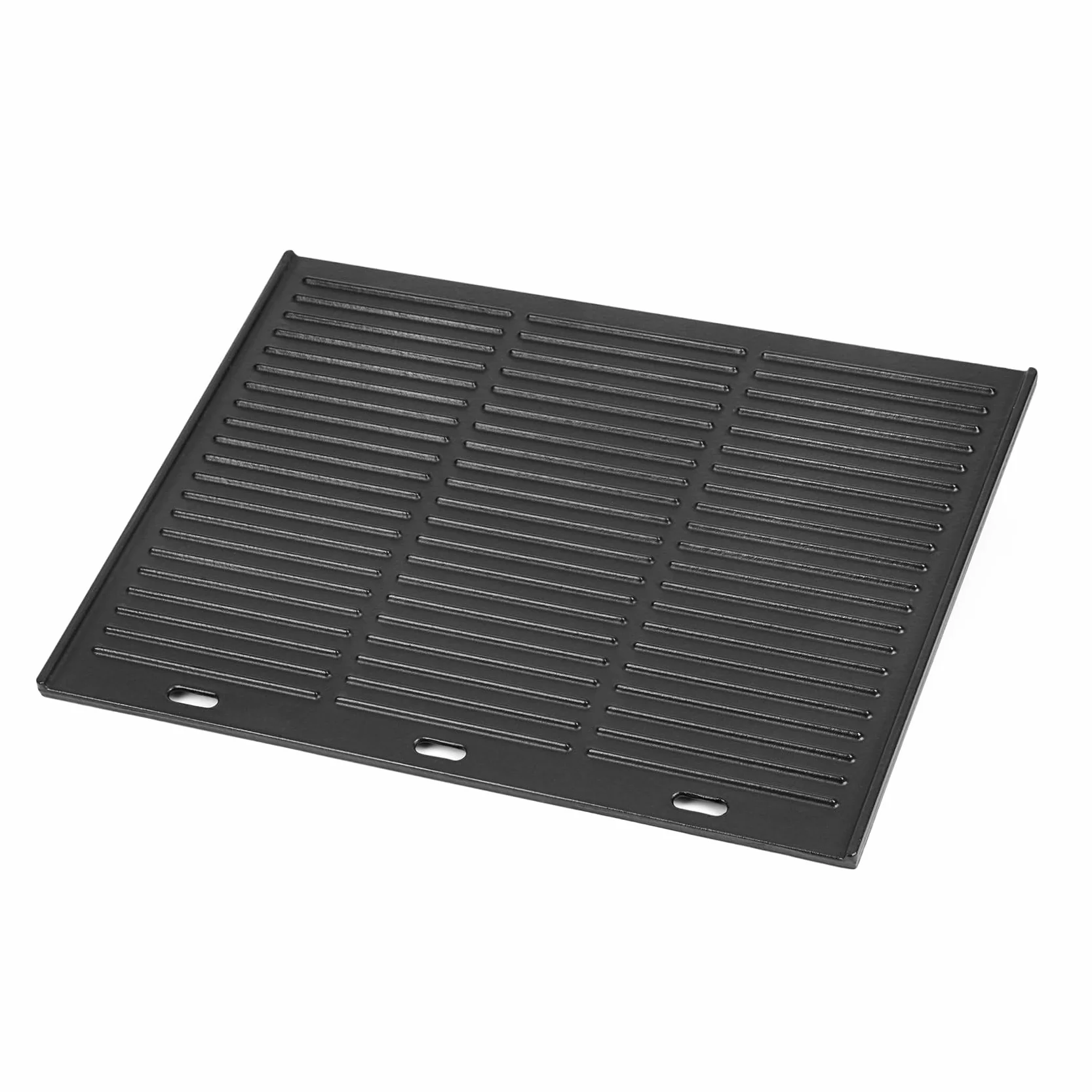 Onlyfire Plancha Barbacoa Universal De Hierro Fundido, Plancha Reversible, para Barbacoa, Parrilla De Gas y De Carbón, Uso En Fuego Abierto y En Horno, 48.5 x 40 cm