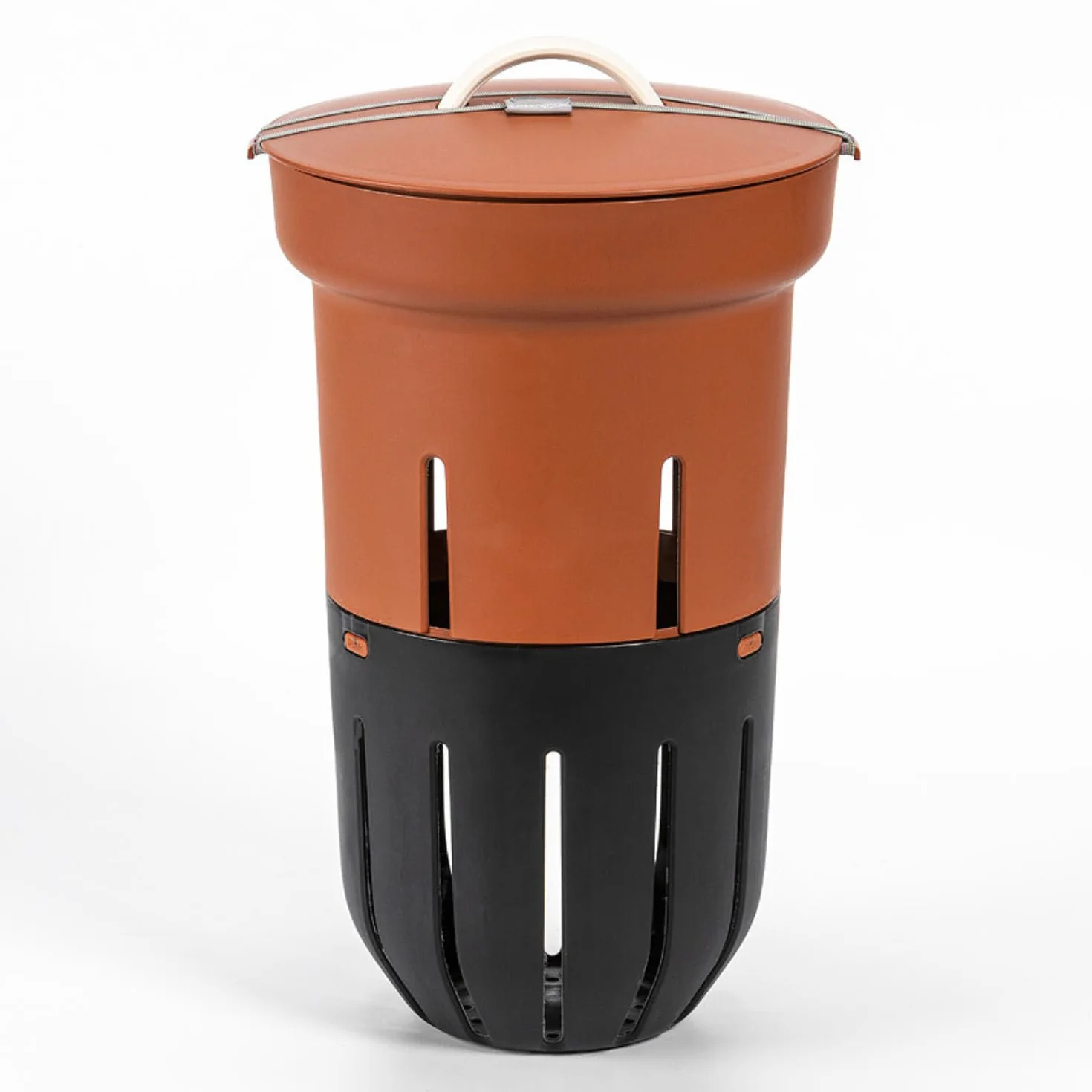 Urbalive - Compostador para Gusanos (12 L, para jardín subterráneo, para excavar, de plástico Reciclado), Color Terracota