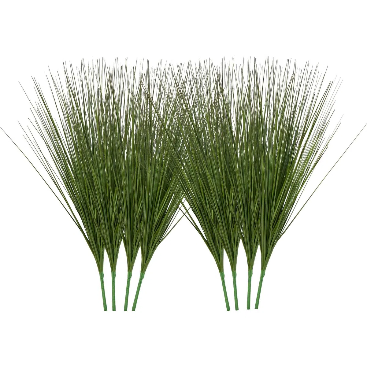 VEVOR Césped Artificial, 686 mm, Arbustos Verdes Artificiales, PVC Premium para Hogar, Jardín, Oficina, Decoración de Habitaciones, Inauguración de la Casa, 8 Piezas, Verde, 686 x 100 x 100 mm