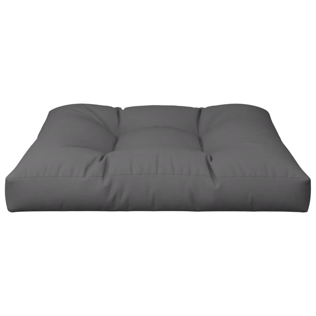 vidaXL Cojín para sofá de palets de Tela Antracita 70x70x12 cm