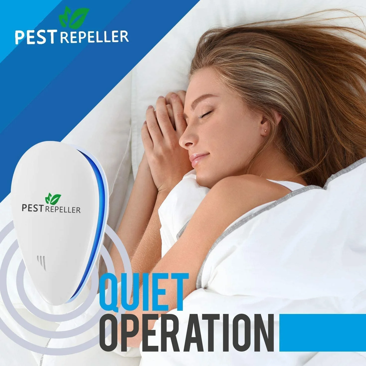 Repelente Ultrasónico de Plagas 4 Paquetes,100% Inofensivo para Mascotas y Humanos,Electrónico Repelente Mosquitos Insectos para Interiores Anti Cucarachas, Moscas,Mosquitos,Ratones,Arañas