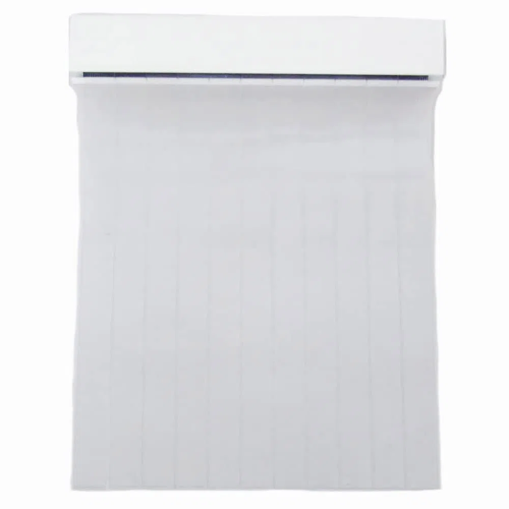 Cortinas Exterior Puerta de Tiras | Material Plástico PVC y Barra Aluminio | Ideal para Terraza y Porche | Anti moscas (ANCHO 90cm X 230cm ALTO, TRANSPARENTE)