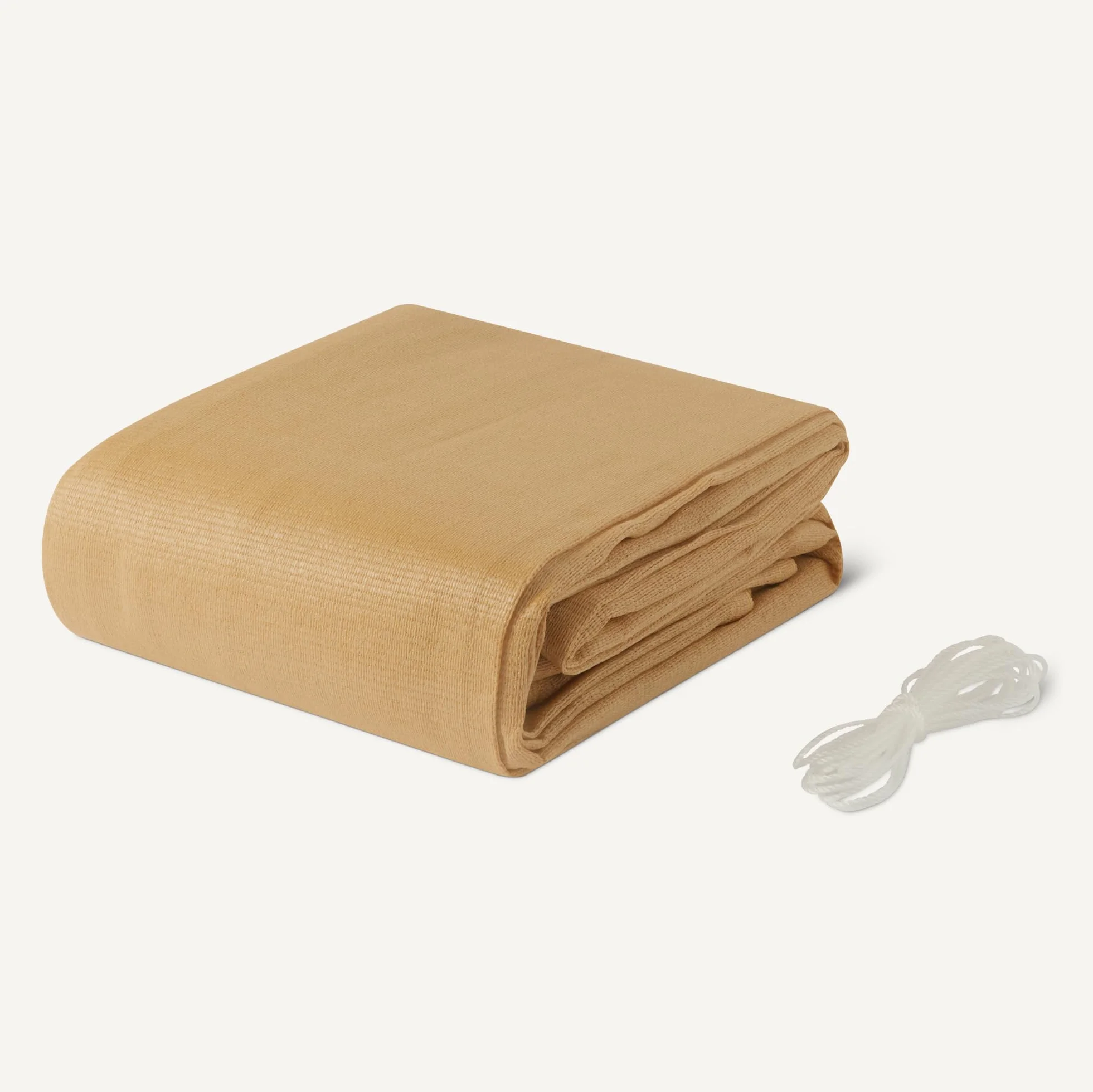 Amazon Basics Vela de Sombra para Jardín, Protección UV, 3 m x 4 m, Arena, 1 Paquete