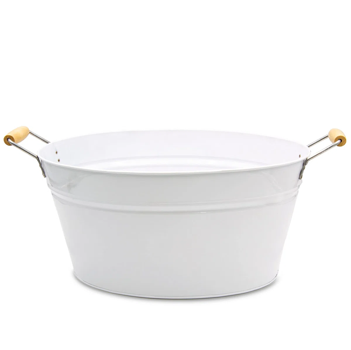 Bañera blanca – Cuenco para plantar – Jardín decorativo exterior – Bañera de agua Mini estanque Balcón Decoración