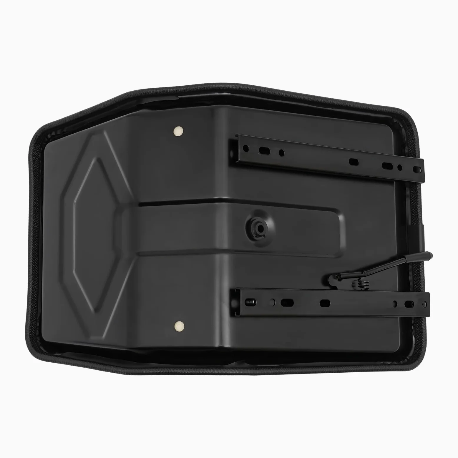 Asiento universal de tractor de poliuretano con rieles horizontal ajustable 36 x 35 x 30 cm para carretillas elevadoras, excavadoras, cortadoras de césped y volquetes