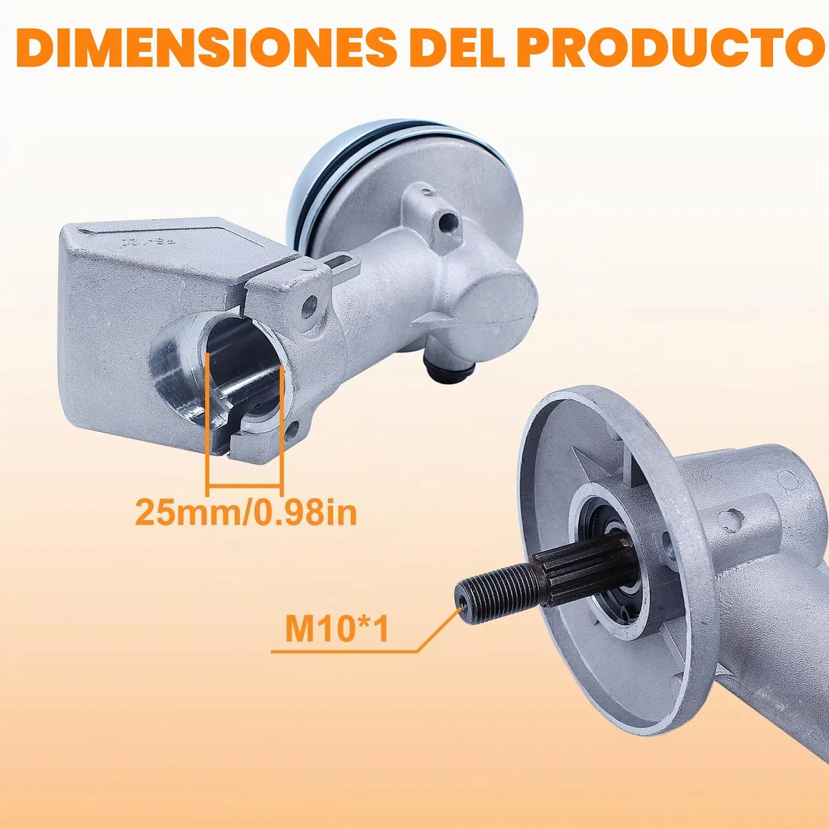 Engranaje Caja Cabeza Casas para STIHL FS120 FS130 FS200 FS250 FS100 FR130 FR220 FR350 FR450 FR480 FT100 Desbrozadora, Reemplaza OEM 4137 640 0100