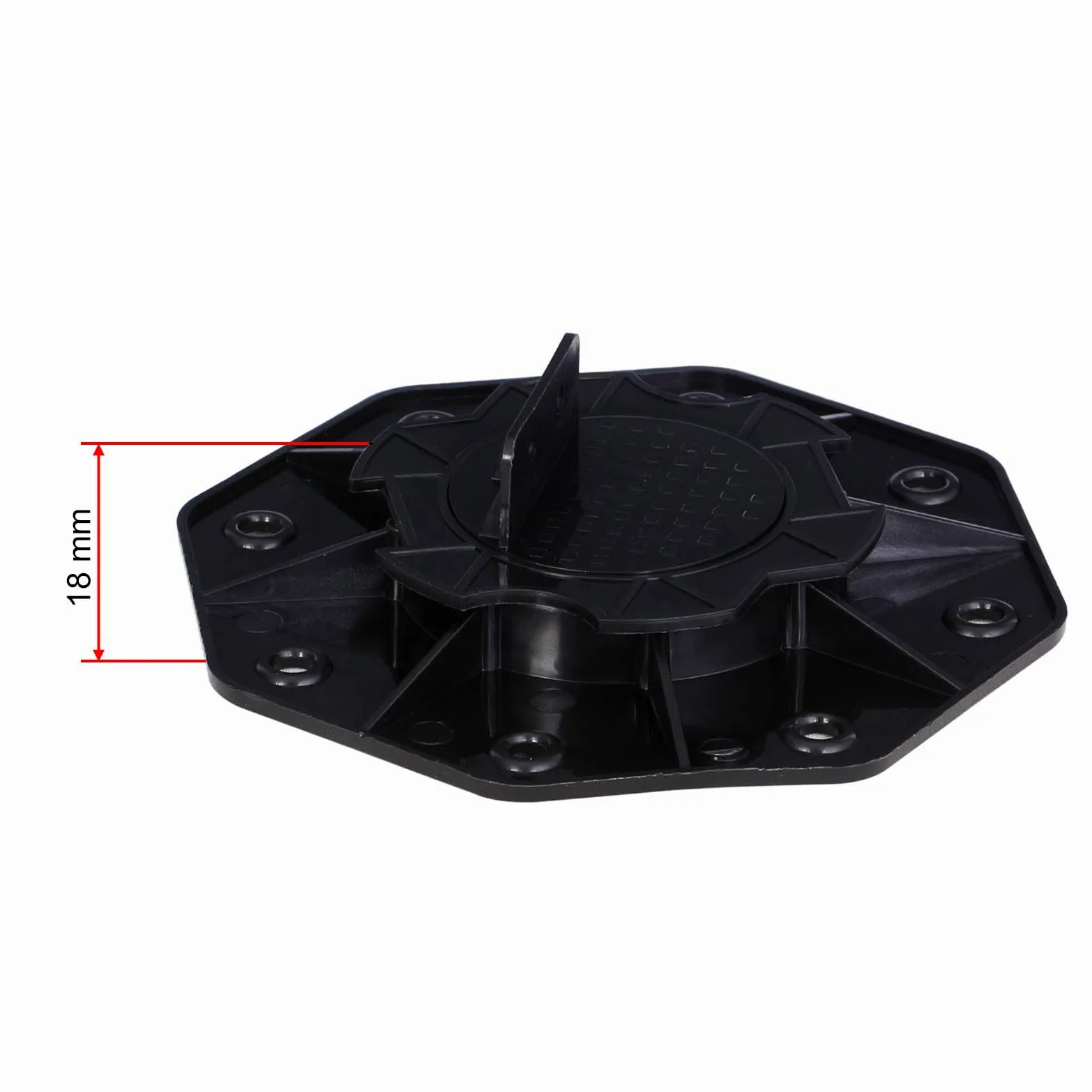 XPOtool Juego de 40 bases regulables para terraza carga máxima 2700kg ajustable en altura 18-25 mm