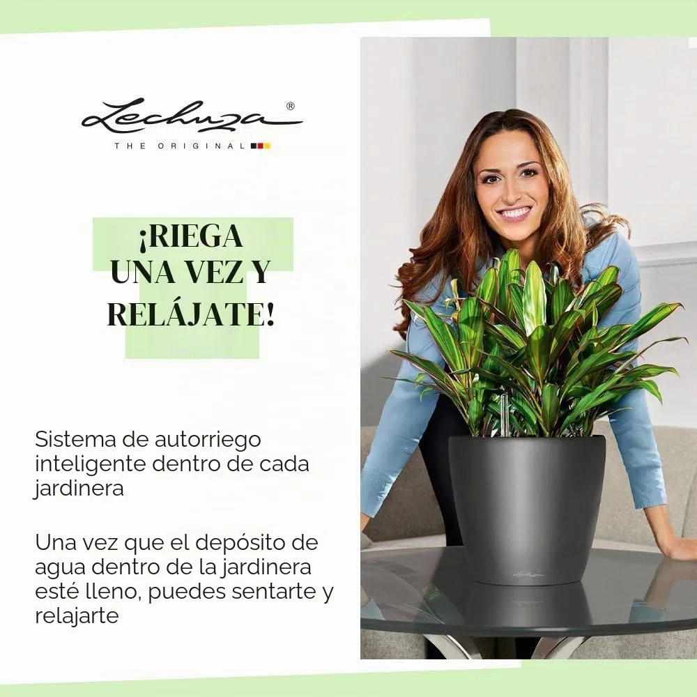 Lechuza Classico Premium LS 21 Antracita Metalizado 16023