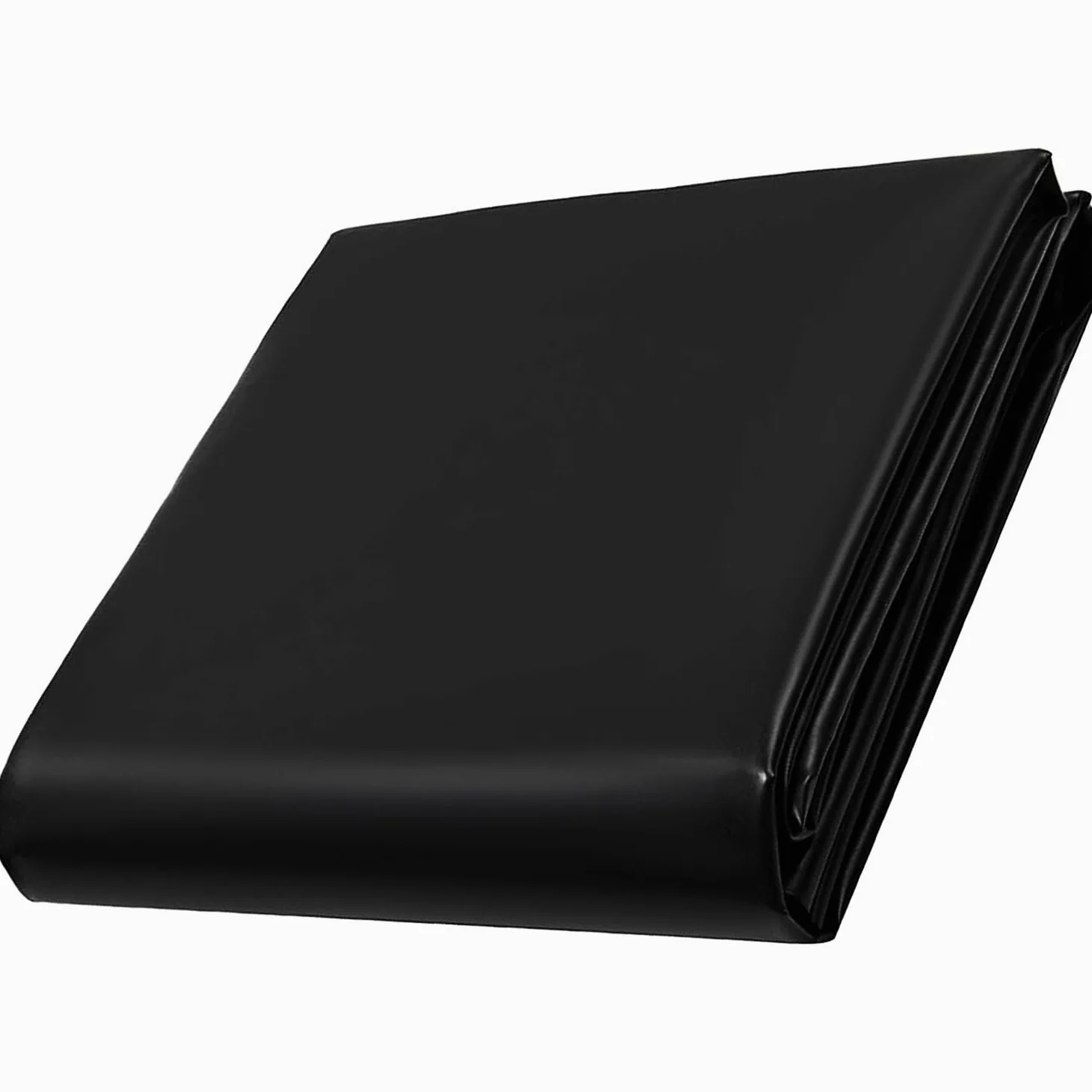 Lona para Estanque de Caucho Negro Revestimiento para Estanque Resistente Al Desgarro 2x2 1x3 3x4 4x4 5x8 5x6.0m Lámina De Invernadero Forro para Fuentes HDPE para Cascadas Paisajismo Arroyos(Tamaño:4
