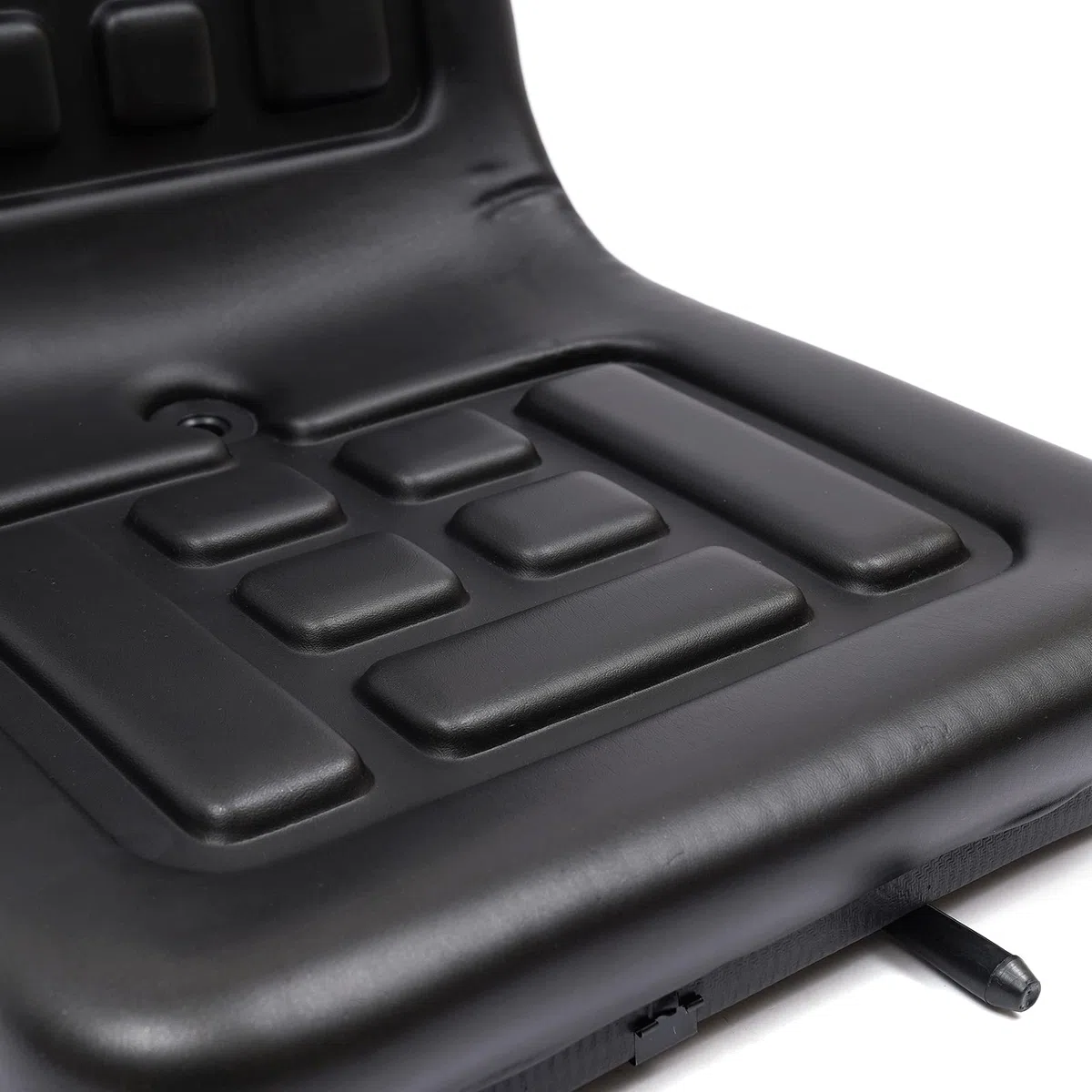 Asientos de tractor cuero PU grueso, asiento tractor cortacésped Con un orificio de escape, Asiento de tractor universal Equipado con rieles deslizantes Asiento de tractor impermeable placa de hierro