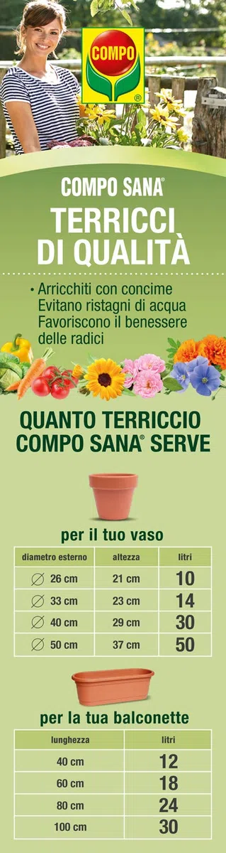 Compo Sana - Sustrato universal, de calidad, en bolsa de 80 litros