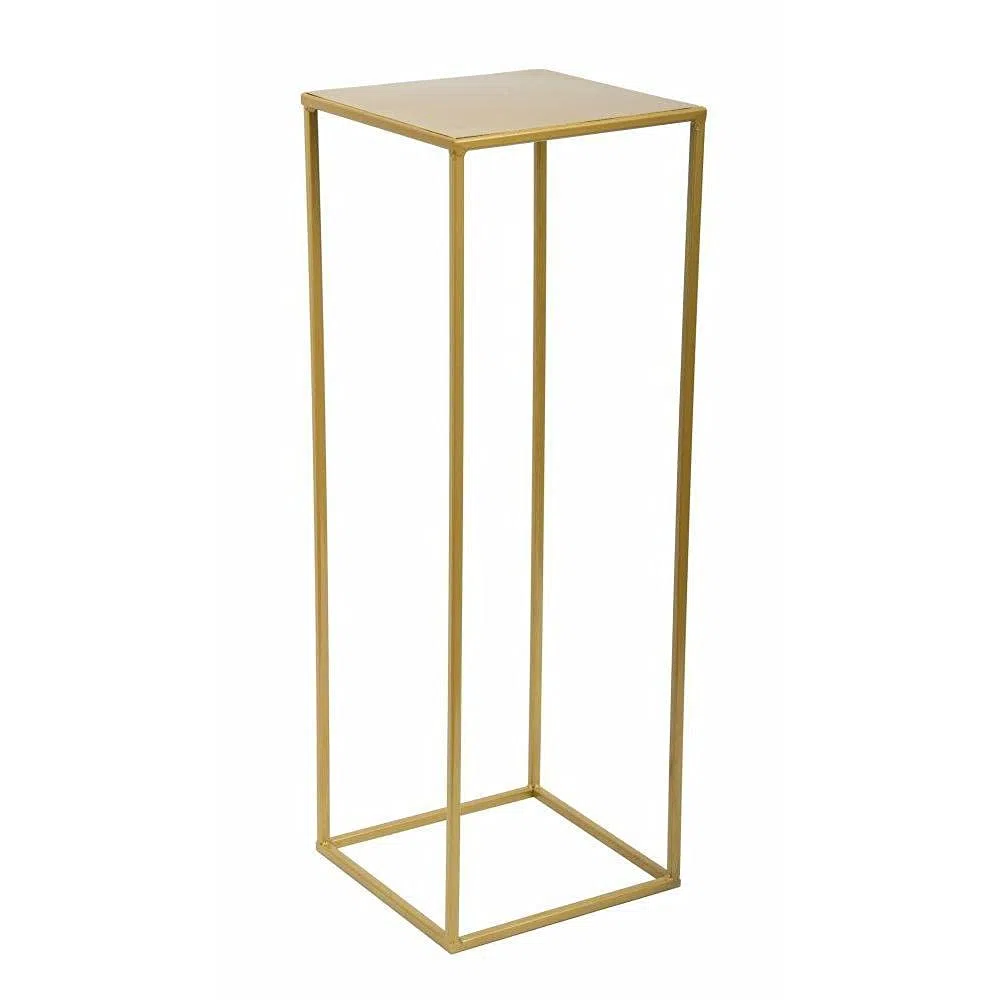 Loft - Soporte para flores moderno de metal (70 cm), color dorado