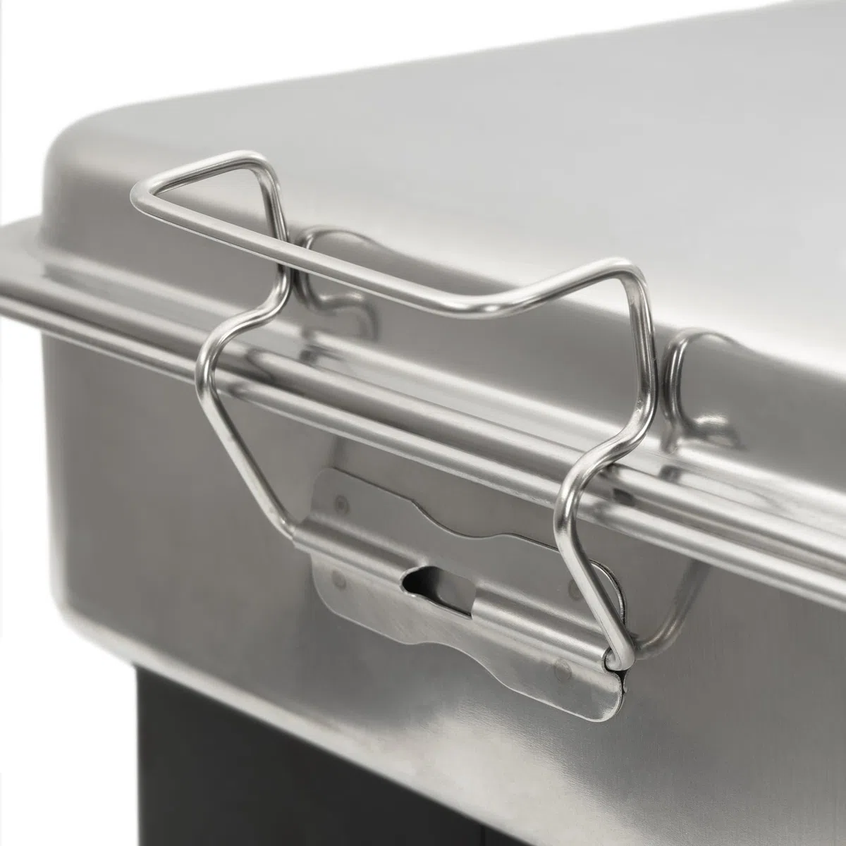 Mahlzeit Horno de Mesa para Ahumar con 2 Niveles de Acero Inoxidable | 47 x 27,5 x 20 cm | Ahumador de Acero Inoxidable | Caja para Ahumar, Horno de Pescado | Ahumador con 2 Quemadores